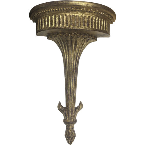 Chelsea House 9 inch Antique Gold Wall Bracket Wall Light